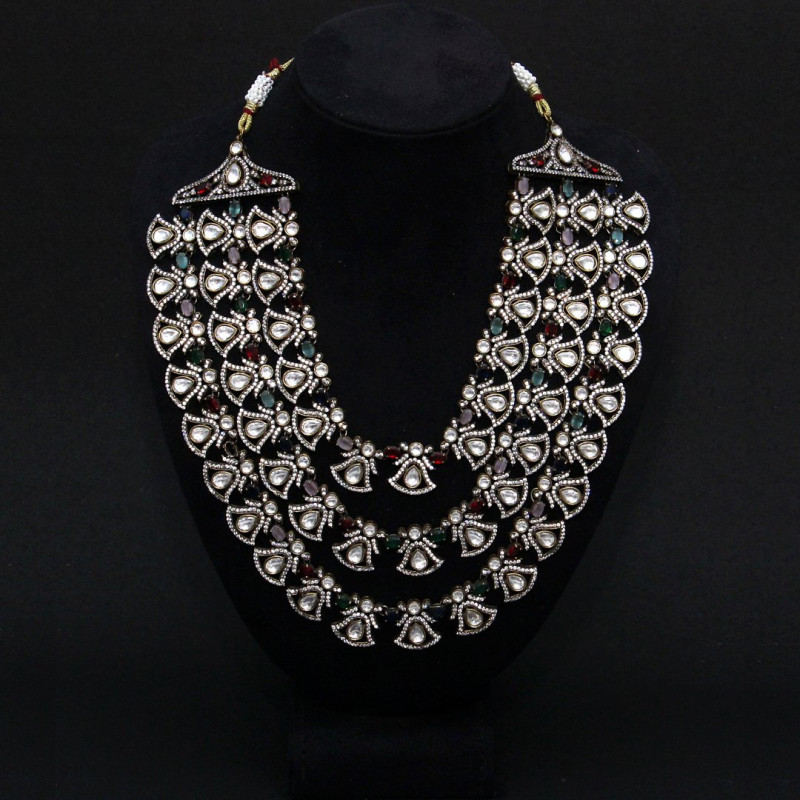 ANTIQUE FINISH NECKLACE SET