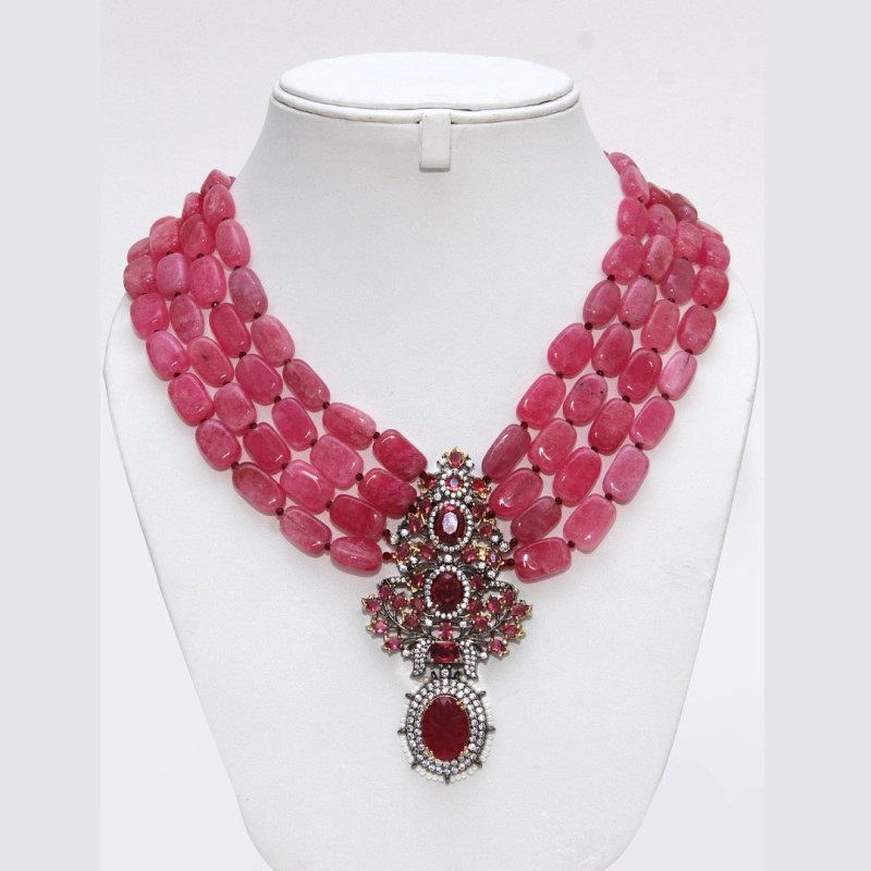 ANTIQUE FINISH NECKLACE SET