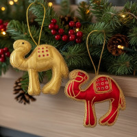 CHRISTMAS CAMELS ORNAMENTS