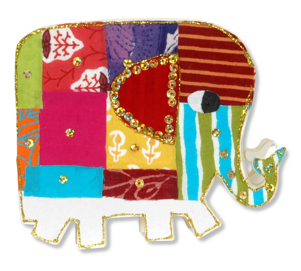 Patchwork Elephant Notepad Patchwork Elephant Notepad