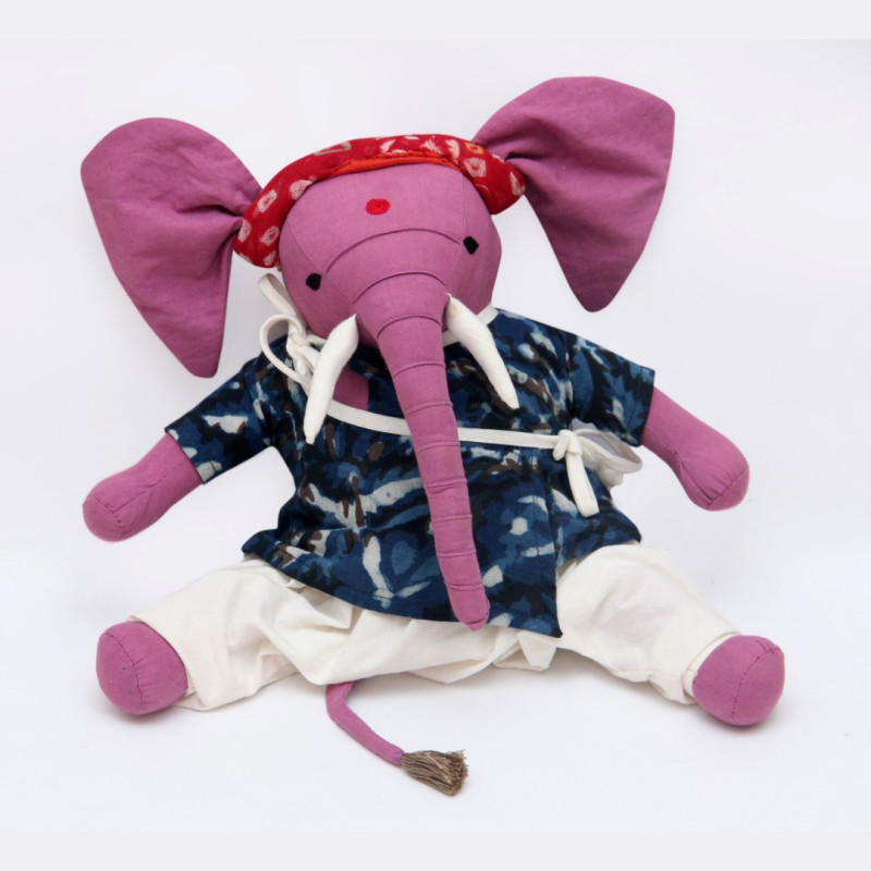 Elephant in Rajasthani Dress