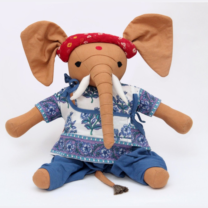 Elephant in Rajasthani Dress