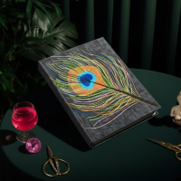 PEACOCK FEATHER NOTEBOOK