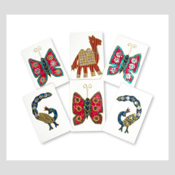 Set of 6 Notecards, White