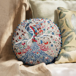 PEACOCK CUSHION COVER