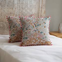 PEACOCK CUSHION COVER