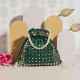 POTLI EVENING BAG, DELICATE MIRROR WORK