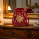 HAND EMBROIDERED VELVET POUCH