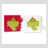 Set of 2 Tiny Journals, Elephants