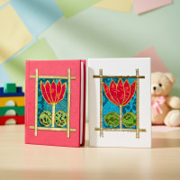 Set of 2 Tiny Journals, Flowers