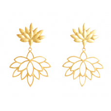 Earrings Traditional Lotus