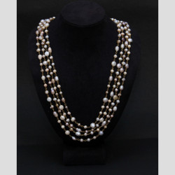 NECKLACE SHELLS PEARLS