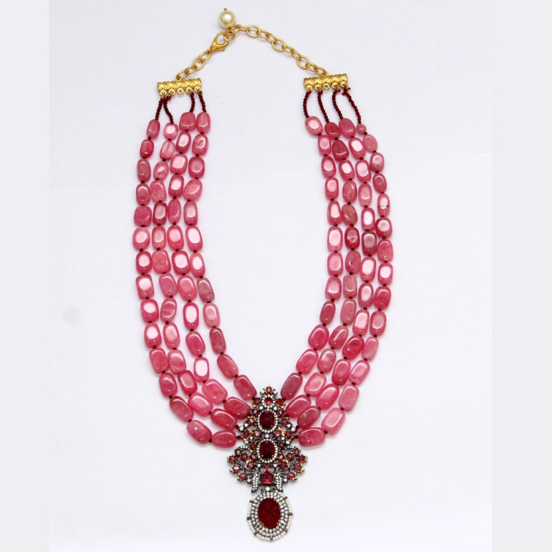 ANTIQUE FINISH NECKLACE SET