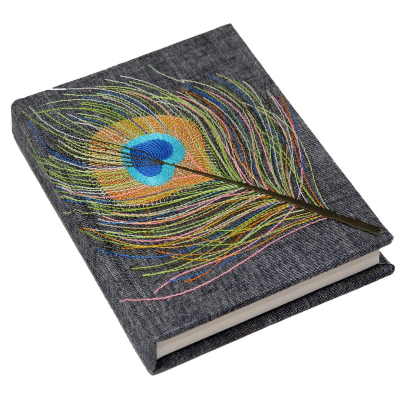 PEACOCK FEATHER NOTEBOOK
