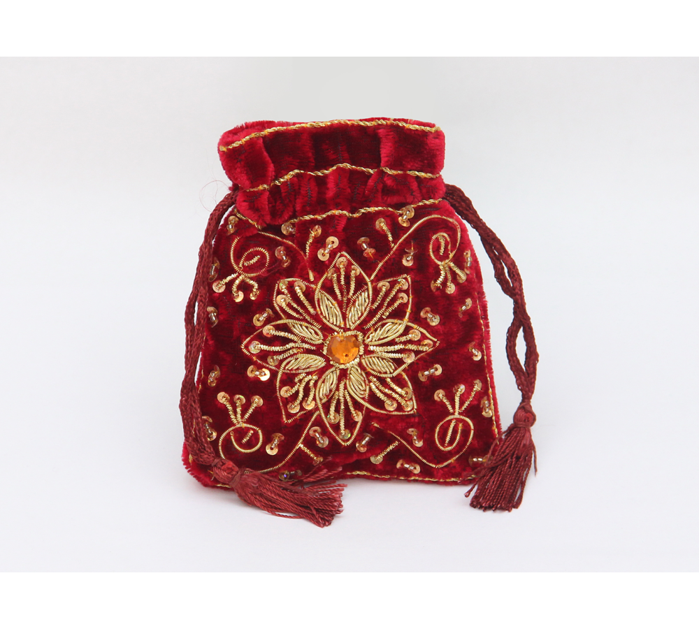 ZARI VELVET POUCH ZARI VELVET POUCH